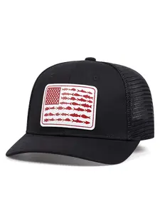 2026 Fashionable and Personalized New Baseball Hat Labeling Fish Label Printing Breathable Mesh Hat Street Creative Hip Hop Skateboarding Hat Daily Commuting Decorative Hat Outdoor Leisure Sports Sunshade Hat Male Female Same Style