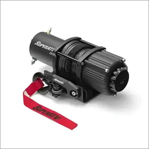 SuperATV Black Ops 3500 Synthetic Rope Winch & Wireless Remote