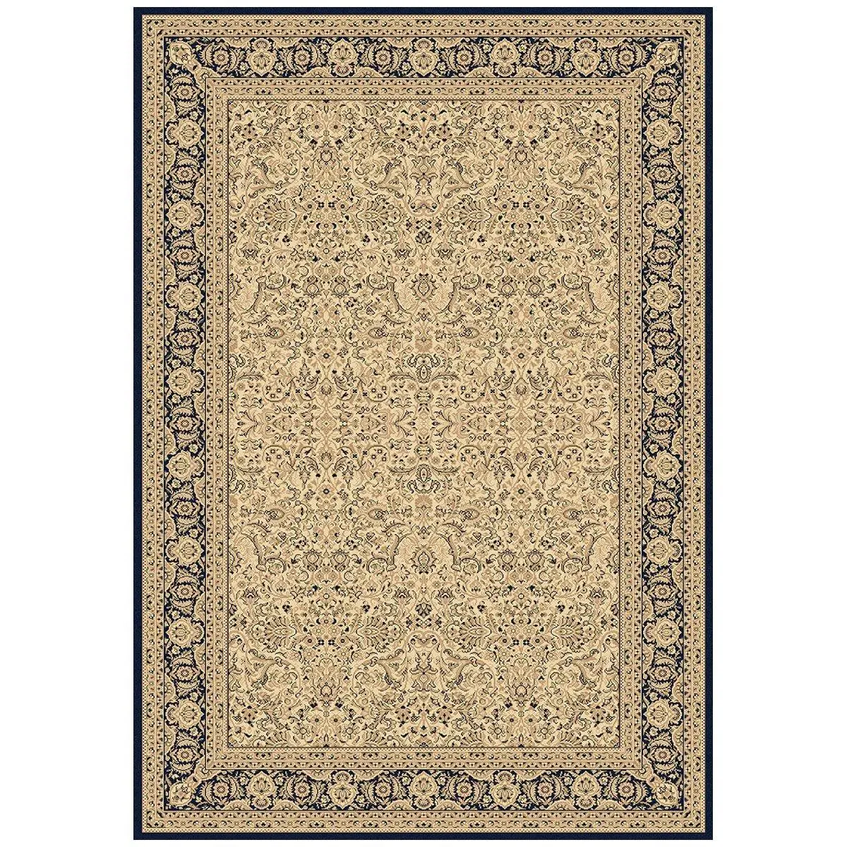 Dynamic Rugs Legacy LE91258004115 Rectangle Polypropylene Rug - 7.10x10.10 (8x11 compatible), Ivory, Anti-Static, Fade Resistant, Budget-Friendly Household Carpet with Highest Color Fastness