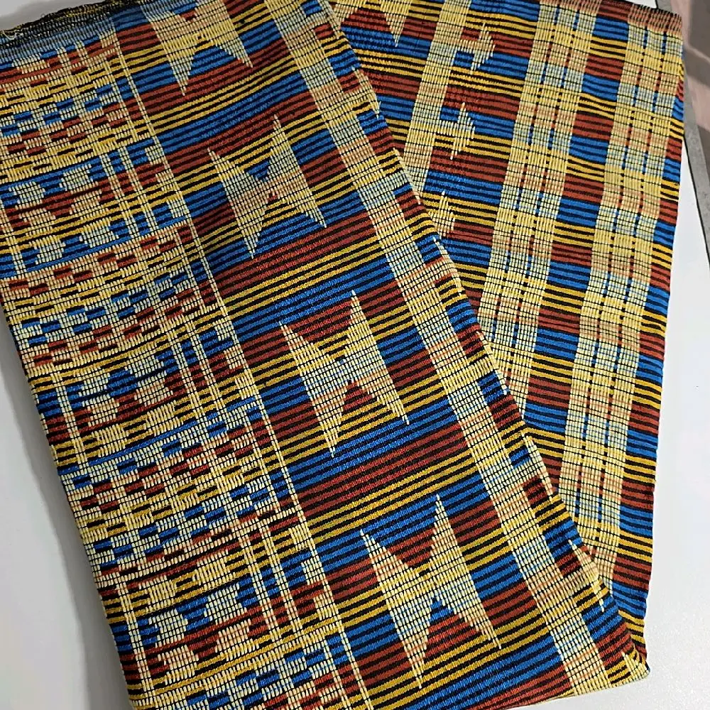 Handwoven Akwete Fabric, Soft Stuffed Animal Crafting Material for Textile Sewing & Soft Furnishings Projects