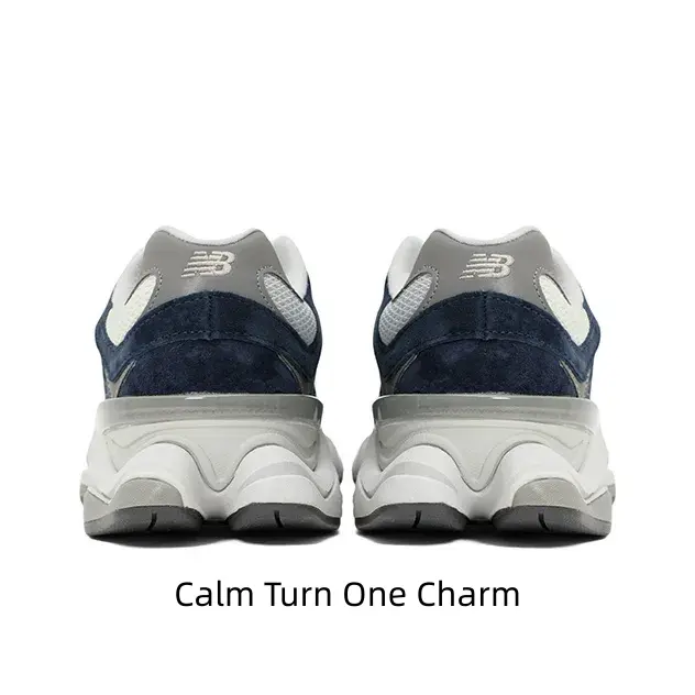 Dual-tone Navy Gray Lace-up Casual Sneakers Foam Padded Ankle Lining High Rebound Shock-absorbing Midsole Suitable For Campus Travel Grocery Runs And Low-key Casual Weekend Social Gatherings