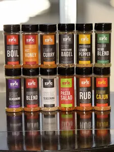 EPIC Epic Eats & Treats Spice Collection - Garlic Flavor, Gluten-Free, Low Sodium, 0 Calories, Perfect for Chicken, Steak, & Pasta