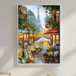 Full Round Square Diamond Painting Landscape Forest Art Rhinestone Picture Mosaic DIY 5D Cross Stitch Embroidery Home Decoration 12*16Inch