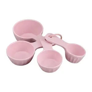 Liquid and Dry Melamine Measuring Cups Set for Cooking and Baking, 4-Piece Home Essentials Kitchen Utensils