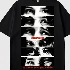 Obsession 2026 Horror Movie Graphic T-Shirt | Scary Film Fan Sweatshirt | Be Careful What You Wish For Tee | Horror Fan Gift Shirt 9D8