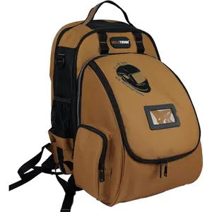 Tool backpack for and Helmet Extreme Gear Pack with Large Capacity Helmet Bag Luggage Bag (Brown)
