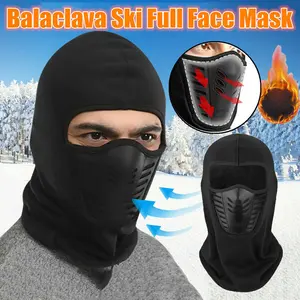 Dazone Unisex Balaclava Full Face Mask with Breathable Air Vents Windproof Warm Facepiece For Outdoor Sports Running Riding Skiing Motorcycling