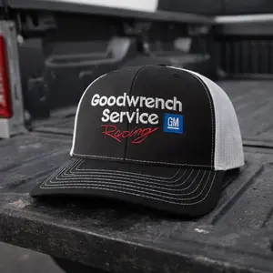 Goodwrench Service Racing Trucker Hat, GM Racing Snapback Cap, Vintage Mechanic Hat, Auto Racing Mesh Cap, Motorsport Embroidered Baseball Hat, Gift for Car Enthusiasts