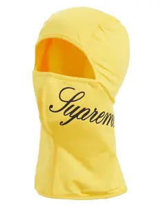 Supreme Script Lightweight Balaclava Yellow