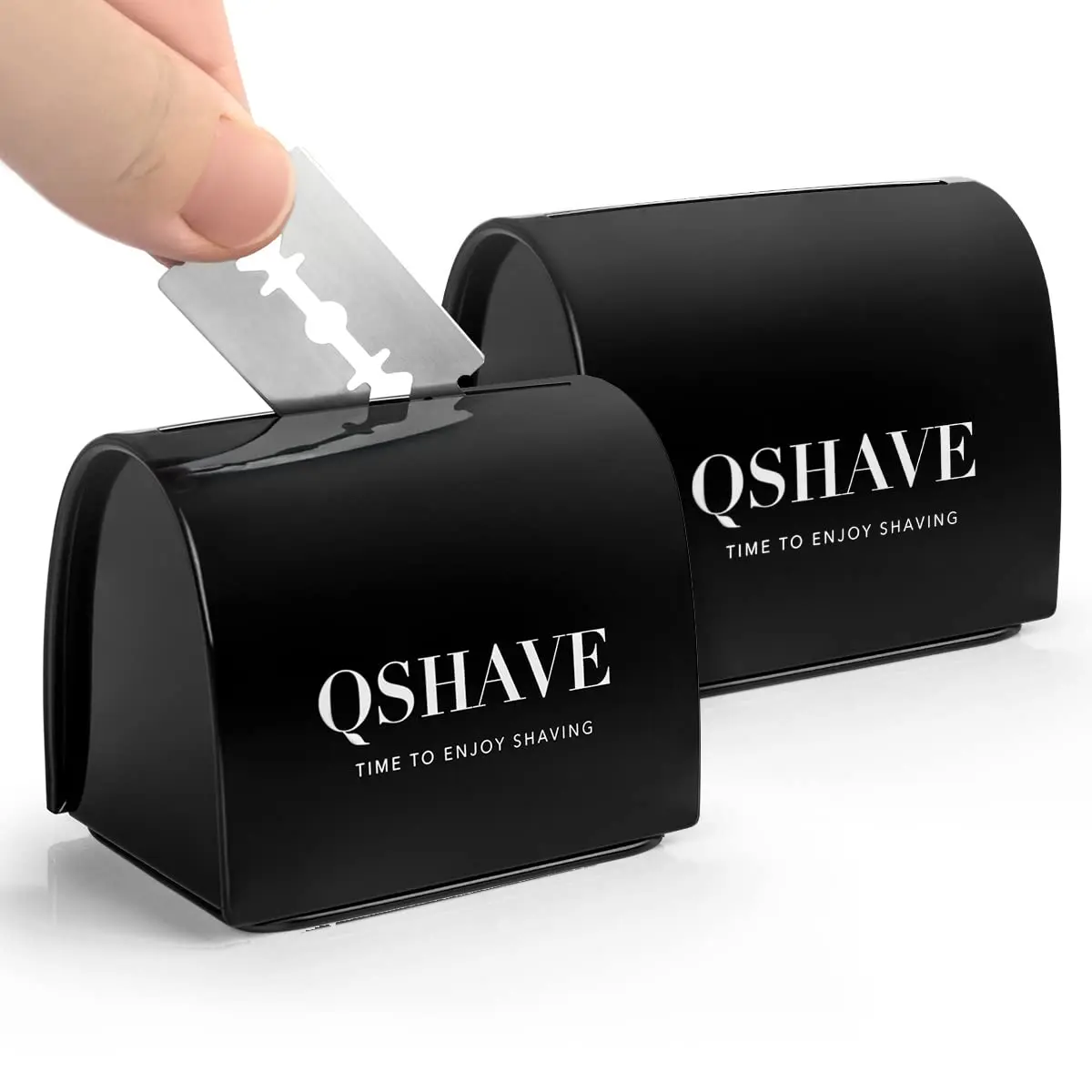 Blade Disposal Case Safe Storage Bank for Used Safety Razor Blades 2 PCS