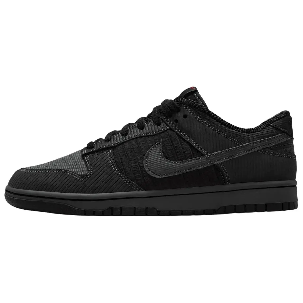 Nike Dunk Low Top Skateboard Shoes Unisex Black Comfort IB7746-001