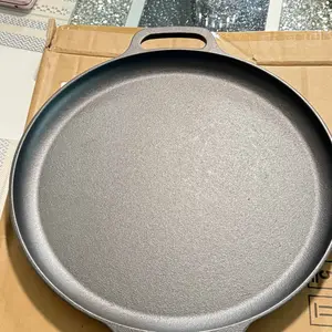 Home-Complete 14" Cast Iron Pizza Pan