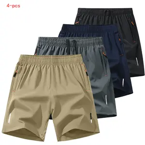 2026 New Men’s Summer Lightweight Athletic Shorts, Moisture-Wicking Sports Shorts with Reflective Stripes, Stylish Activewear for Everyday Workouts