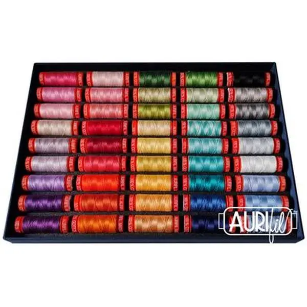 AURIFIL 50 WT 200 YD ALL PURPOSE COTTON THREAD (MULTIPLE COLORS)