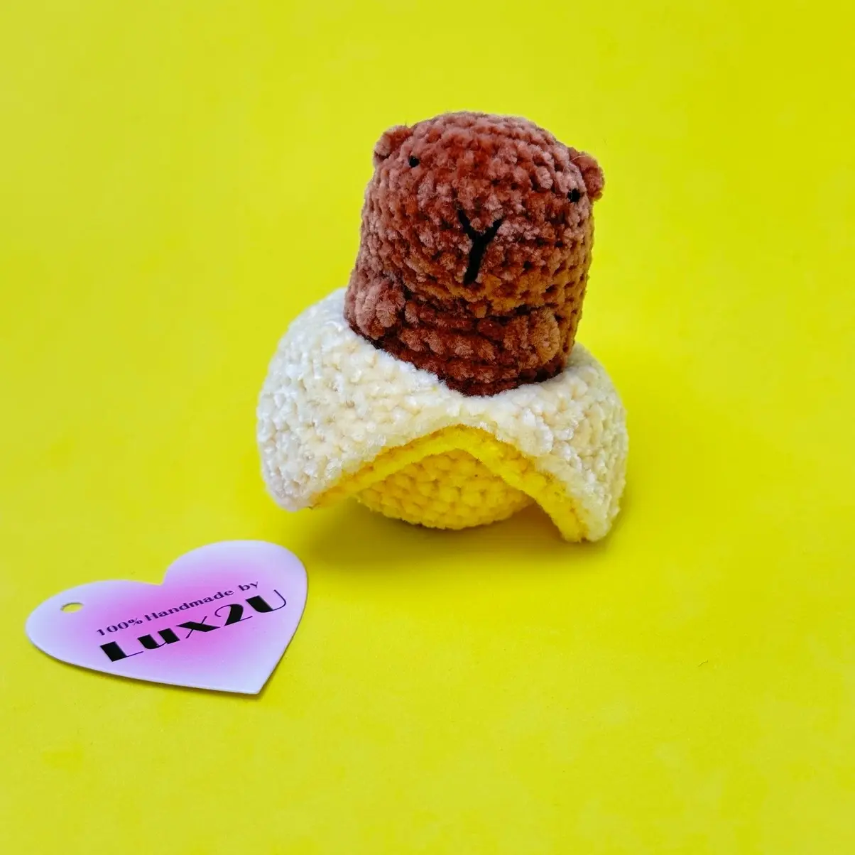 Handmade Crochet mini Capybara