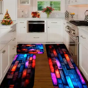 Vibrant Print Diatomaceous Earth Mat, 5 Sizes Available, High-Quality Diatom Mud, Non-Slip Rubber, Easy Cleaning, Reusable