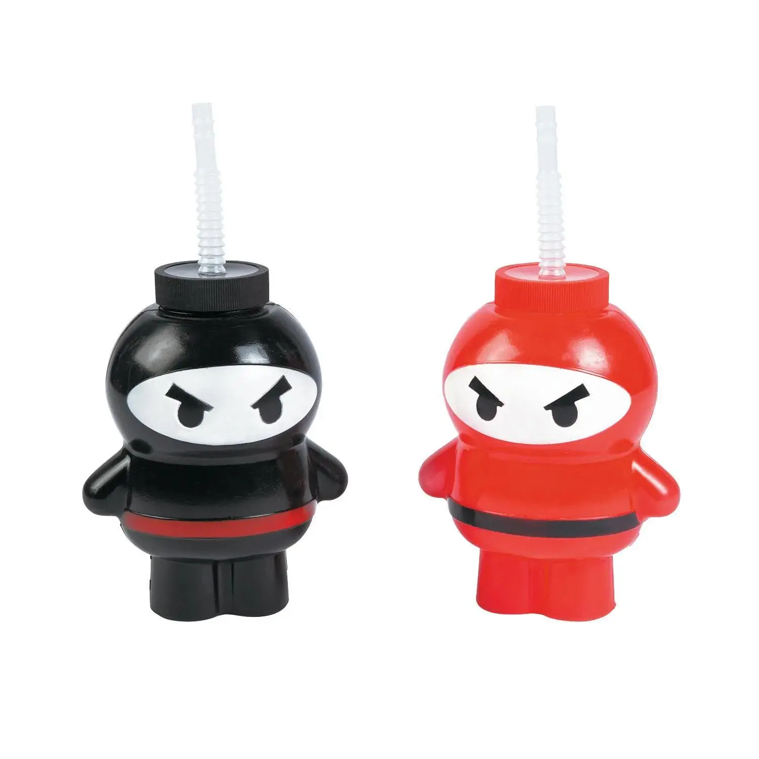 20 oz. Ninja Reusable BPA-Free Plastic Cups with Lids & Straws - 12 Ct.