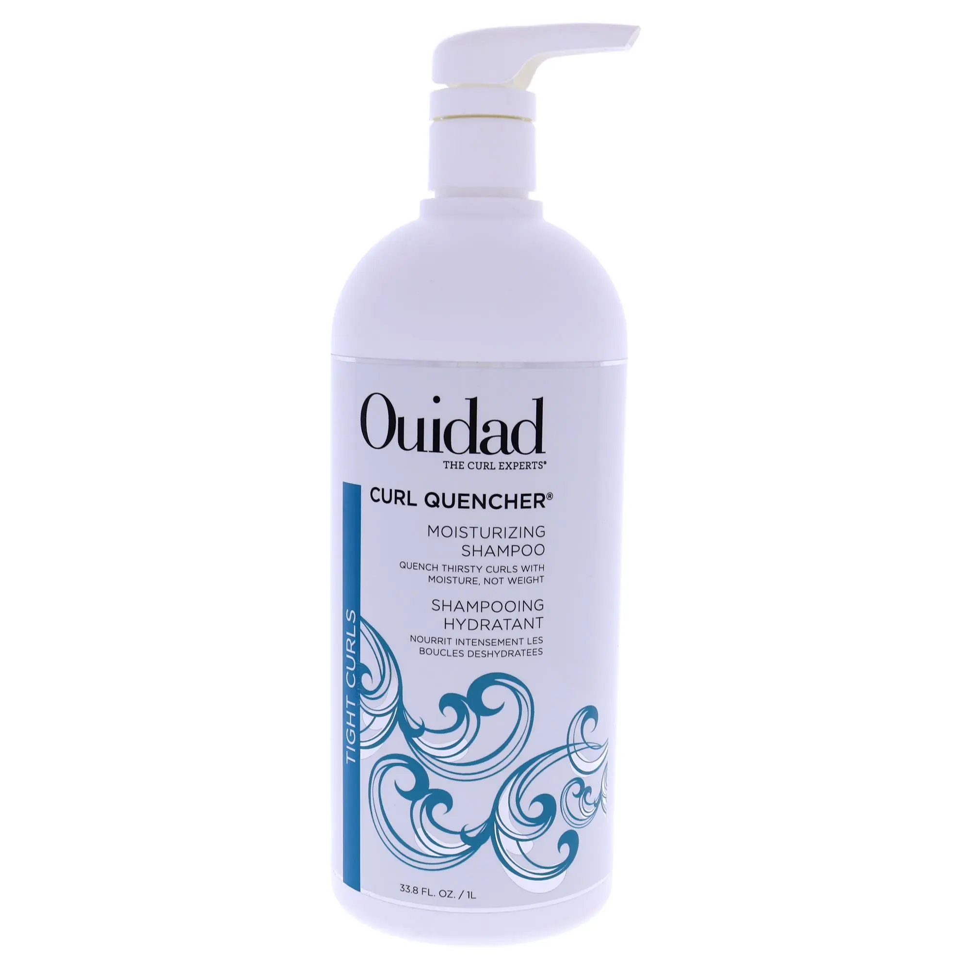 Ouidad Curl Quencher Hydrating Moisturizer Shampoo, Unisex Hair Care Product - 33.8 fl oz