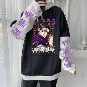 Jujutsu Kaisen Anime Clothing Choso Cool Graphic Printed Hooded Men Women Hoodies Casual Loose Sweatshirt Harajuku Male Pullover