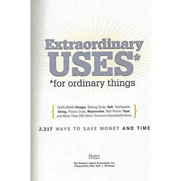 USED Book - Reader's Digest Extraordinary Uses For Ordinary Things by Reader's Digest Association (Hardcover) - english