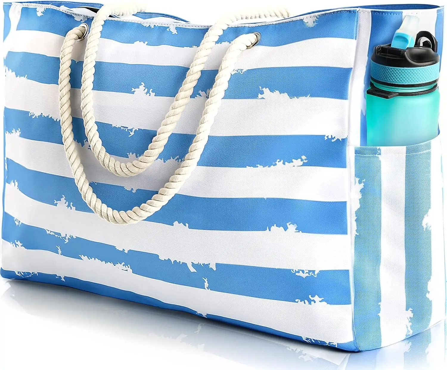 Summer Spring Gift Large Beach Bag for Women & Men, Beach Bags Waterproof Sandproof, Travel Tote Bag, Swim Pool Bag for Family Outdoor