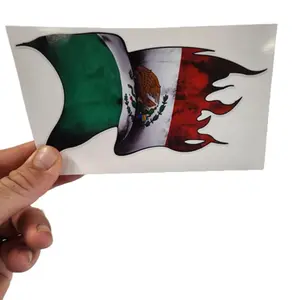 Mexico Mexican Pride Country Flag Window Decal Bumper Sticker Car Truck SUV…