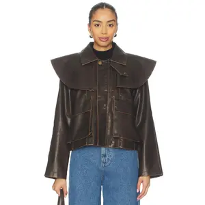 Steve Madden Varvara Jacket in Chocolate Martin