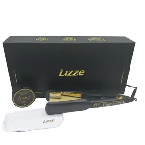Lizze Supreme Flat Iron Pro Titanio 485°F LED Display Hair Straightener