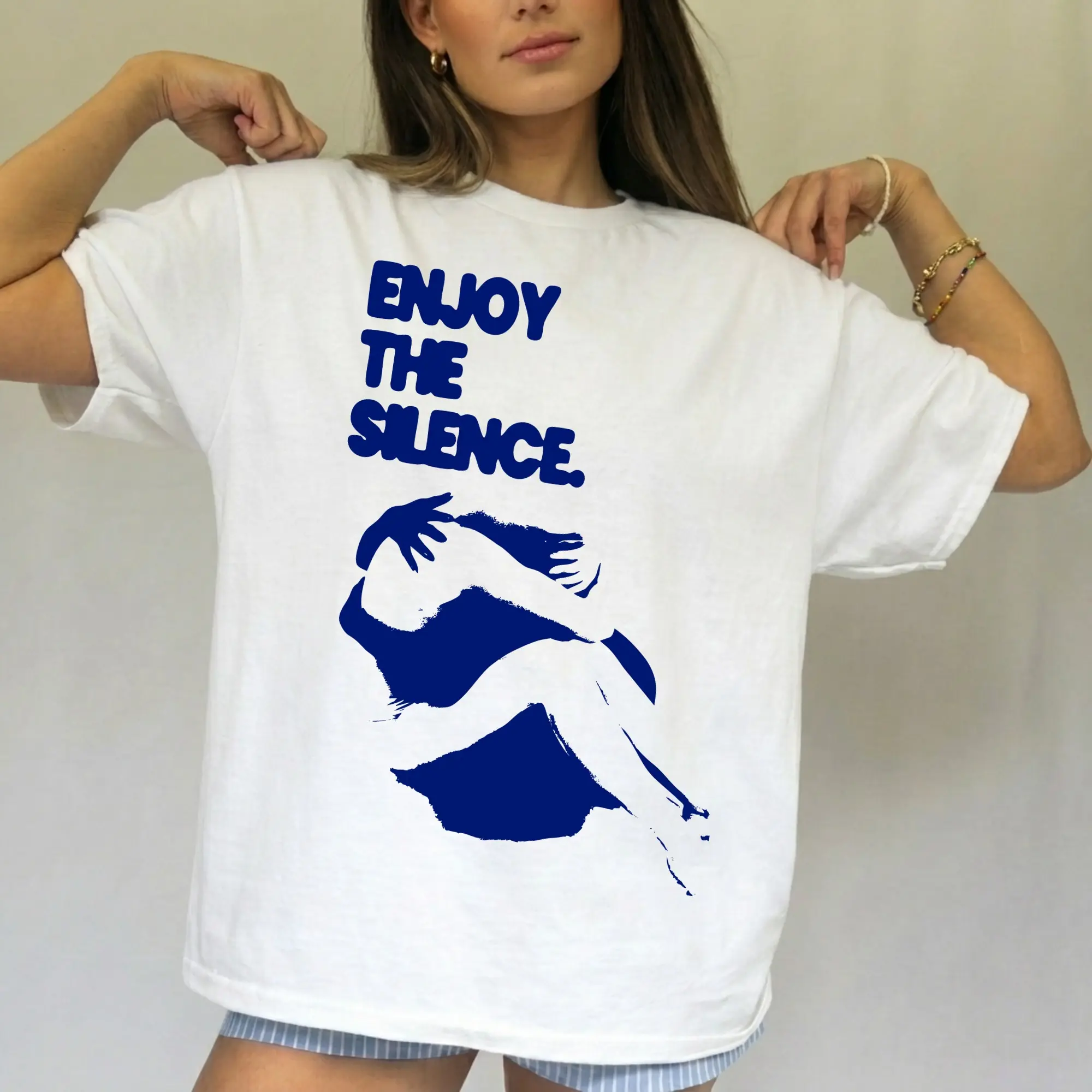 silence t shirt outfit - TikTok Shop