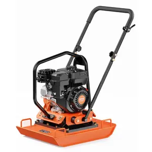 VEVOR Plate Compactor, 7.0 HP Gas Engine, 4451.22 lbf Vibration Compaction Force, 432 sq. in Plate, 5400 RPM Power Tamper, Ground Compactor Rammer for Dirt, Gravel, Asphalt, Foundation, EPA Compliant