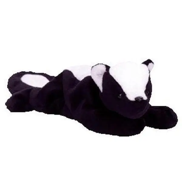 TY Beanie Baby - STINKY the Skunk (8 inch) (1995) MWMTs