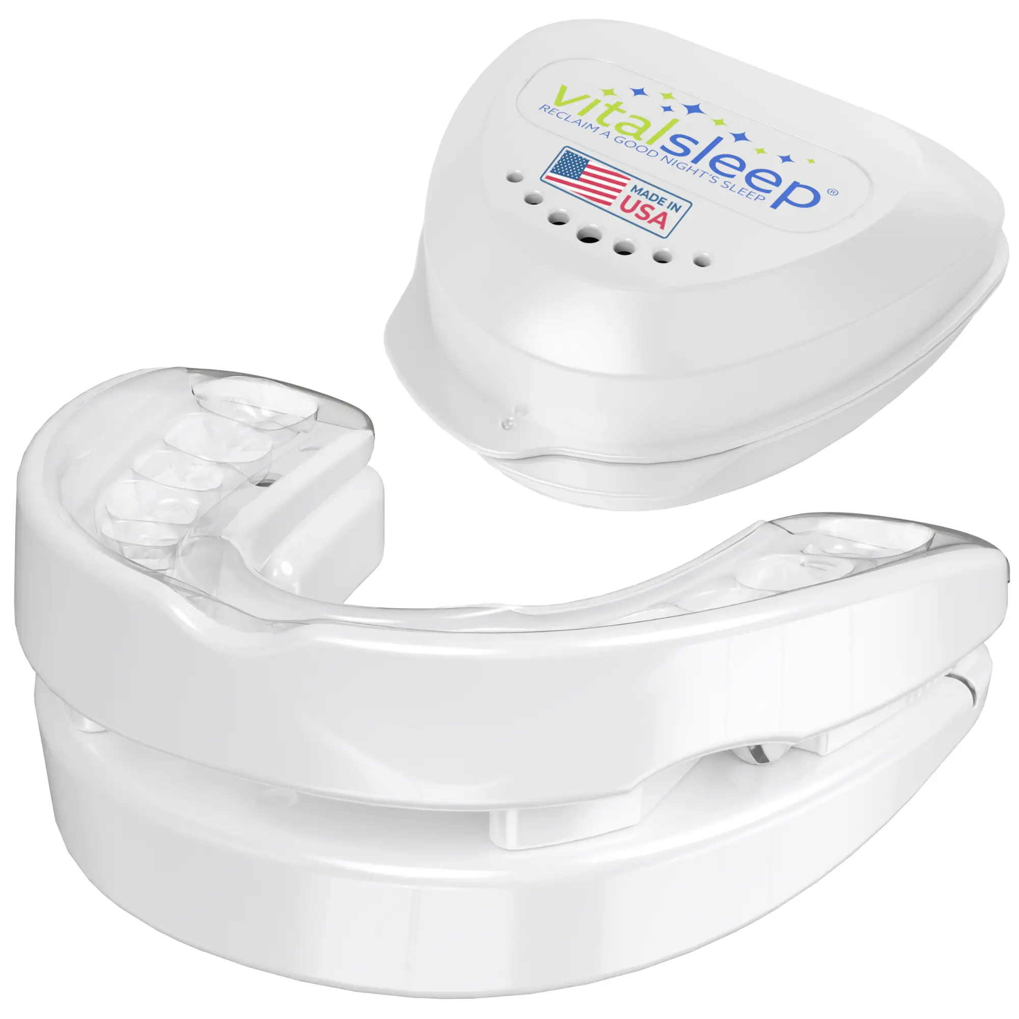 VitalSleep Anti-Snoring Mouthpiece for Effective Snoring Relief - USA Made and F...