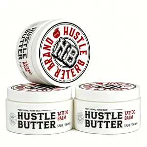 3PCS Hustle Butter Tattoo Balm 5oz | Moisturizing Tattoo Aftercare for New & Existing Tattoos