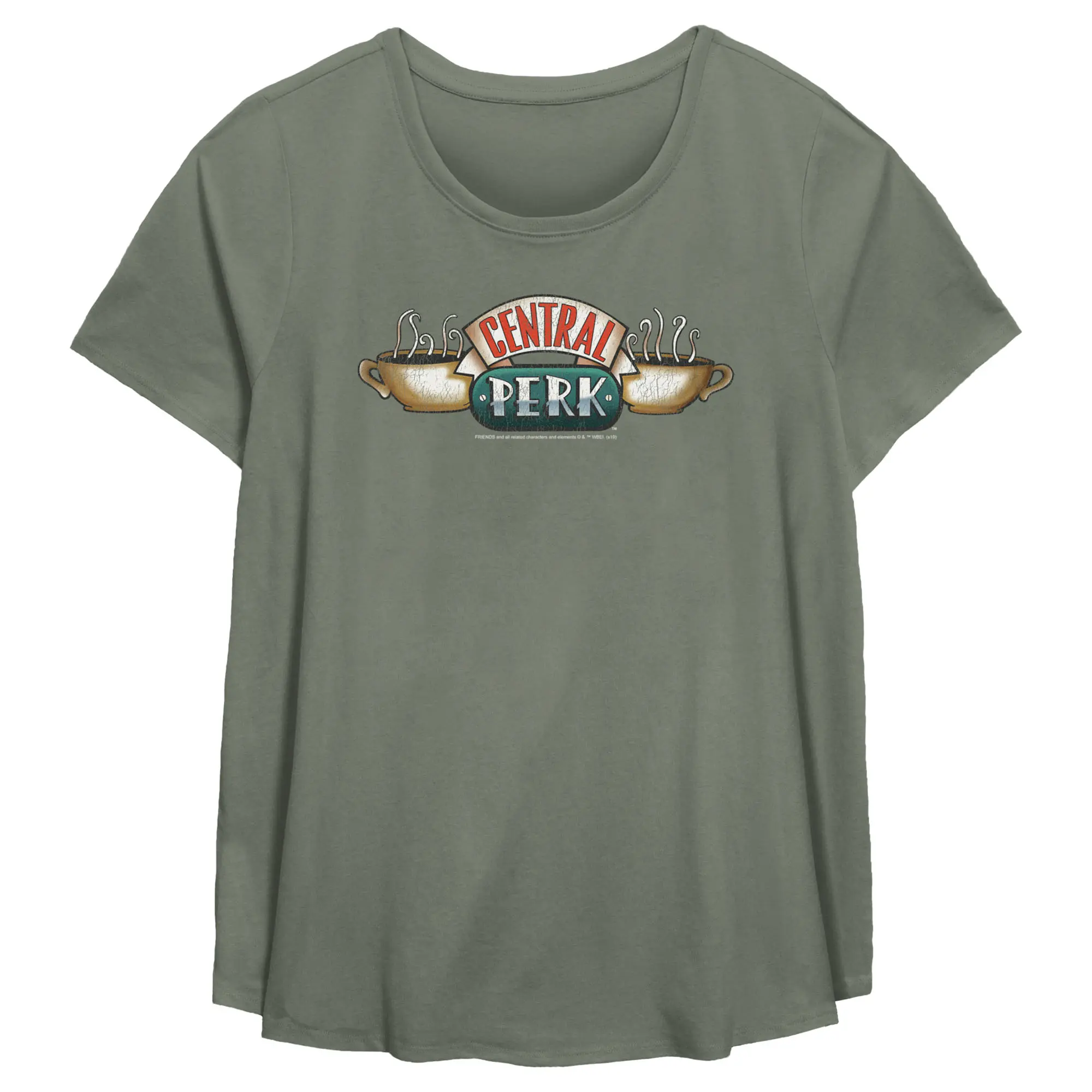 Women's Friends Vintage Central Perk Logo T-Shirt
