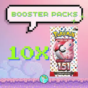 10x Scarlet & Violet - 151 Booster Packs Pokemon
