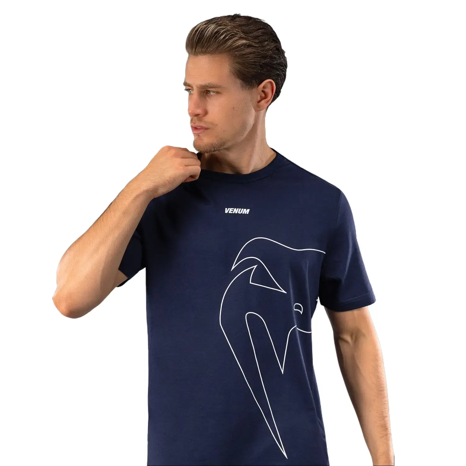 Venum Giant Connect Men's T-Shirt - Premium Cotton Short Sleeve Graphic Tee for Casual Wear, Gym & Training, Shortsleeve, Menswear, Joggers, Round Neck, Top, Tshirt, Minimalist