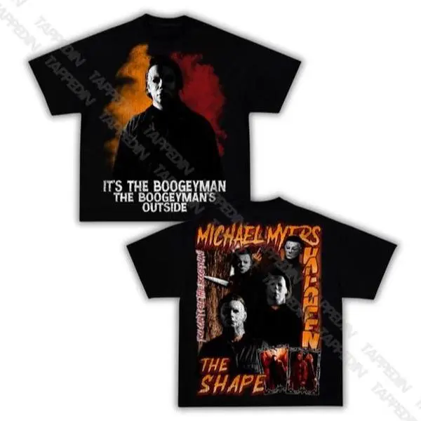 Cotton .Retro .Boogeyman Mike Myers All Size Tee T Shirt