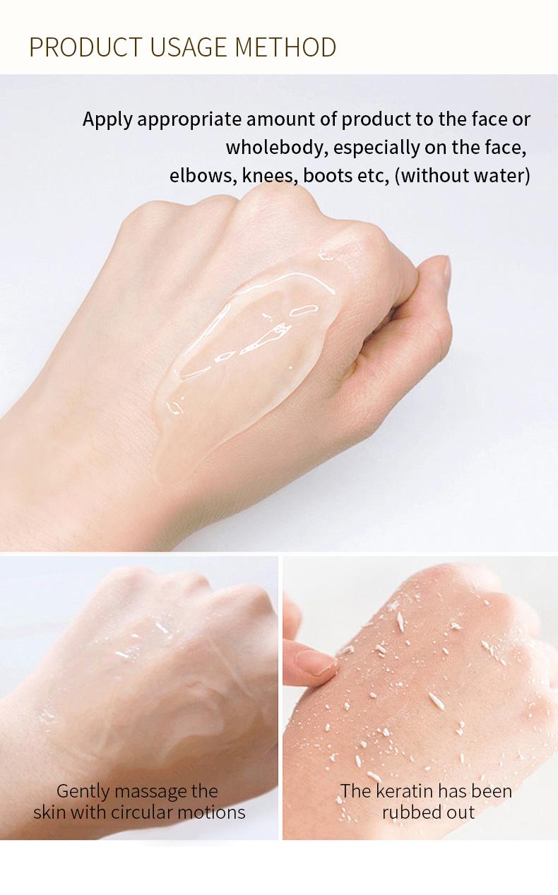 POUQUR Orange Enzyme Exfoliating Gel. Deeply cleanses facial skin , removes dead cells, while providing moisturization for both the face and body Gentle POUQUR Orange Enzyme Exfoliating Gel. Deeply cleanses facial skin , removes dead cells, while providing moisturization for both the face and body Gentle