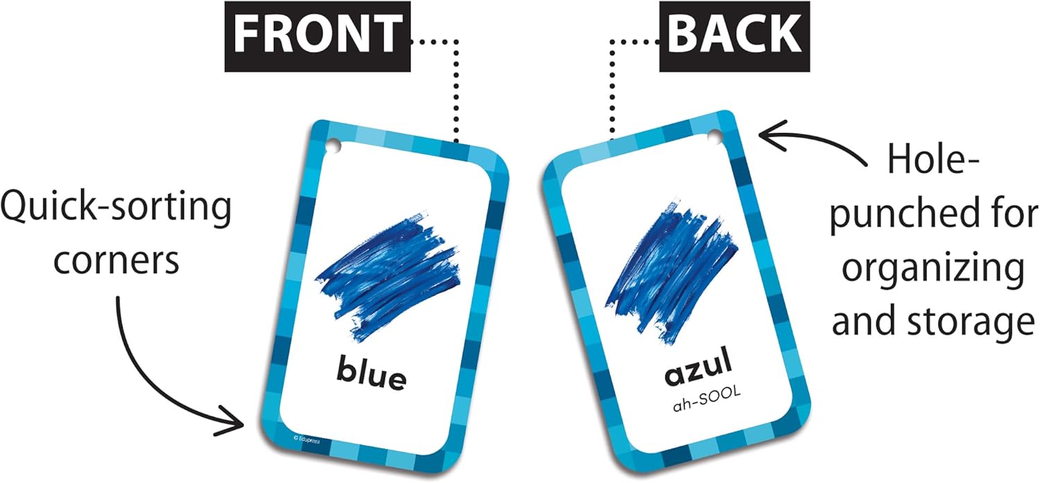 Mother's Day Everyday Words English/Spanish Flash Cards