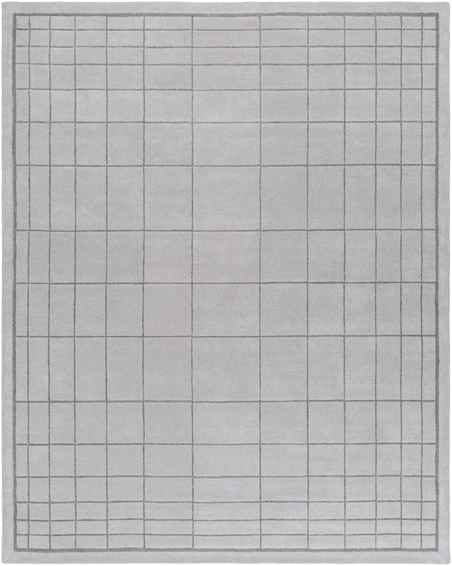 Livabliss BKO2340-810 8' x 10' Elegant Hand-Tufted Indoor Rectangle Wool Rug, Silver & Sage Neutral Tones, Medium Pile, Durable Wool Face, Spot Clean Only with Mild Detergent, Living Room Home Decor Rug