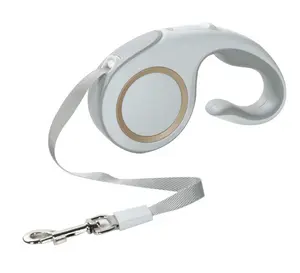 360° Tangle-Free Retractable Dog Leash | 10 ft/16 ft Strong Nylon Tape | One-Handed Brake, Pause, Lock