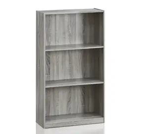 Basic 3-Tier Bookcase Storage Shelves