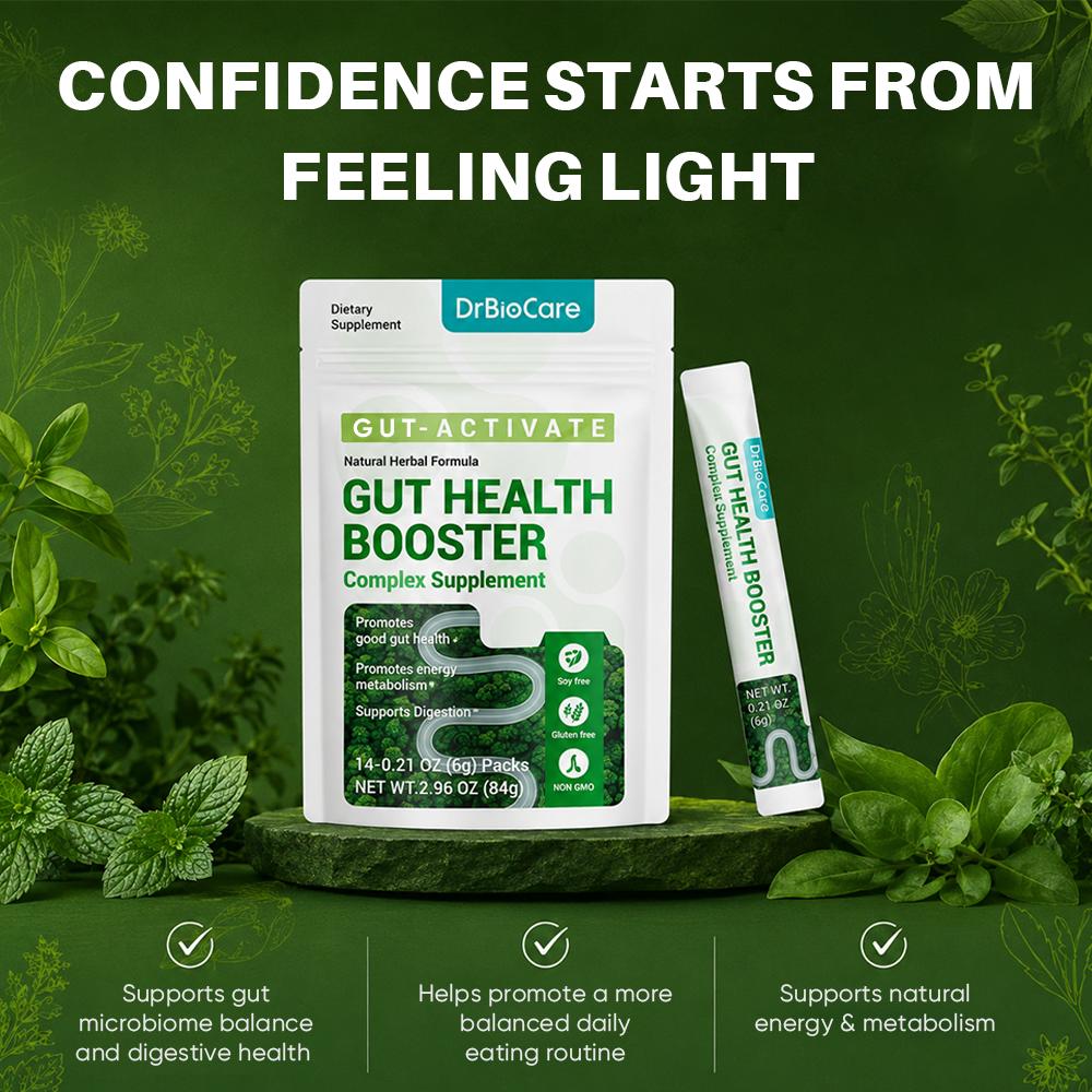 【Upgraded】DrBioCare Gut & Colon Support – Supports Digestion, Nutrient Absorption & Healthy Bowel Regularity