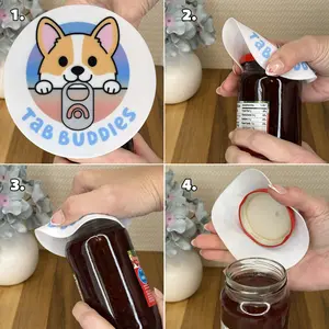 Corgi Grippy Pad Jar and Bottle Opener by Tab Buddies