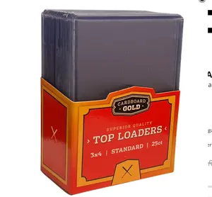 Cardboard Gold Top Loaders - Standard Size 3" x 4" - 25 Count Like  Sleeves