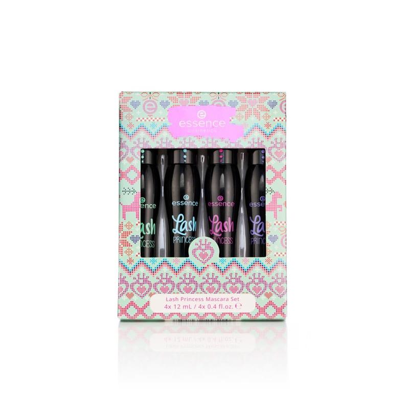 essence | Lash Princess Mascara Set | 4 Vegan & Cruelty-Free Mascaras | False Lash Effect, Waterproof, Curl & Volume, Sculpted | Holiday Gift for Beauty Lovers