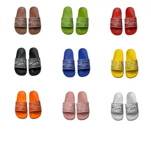 Paisley Bandana Mens Women’s Slides Slippers Summer