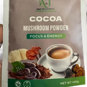 A&T Naturals Cocoa Mushroom Powder