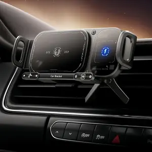 15W Wireless Fast Charging Car Phone Holder Foldable Rotating Auto Accessories Magnetic Air Vent Mount for iPhone & Android funcar  accessories cars  accessories