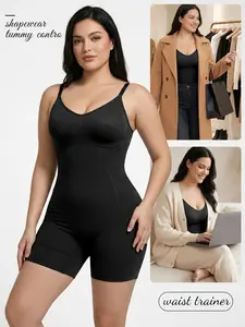 Shapewear for Women Tummy Control Bodysuit Mid Thigh Body Shaper Shorts for a Lifted Look,women's workout sets